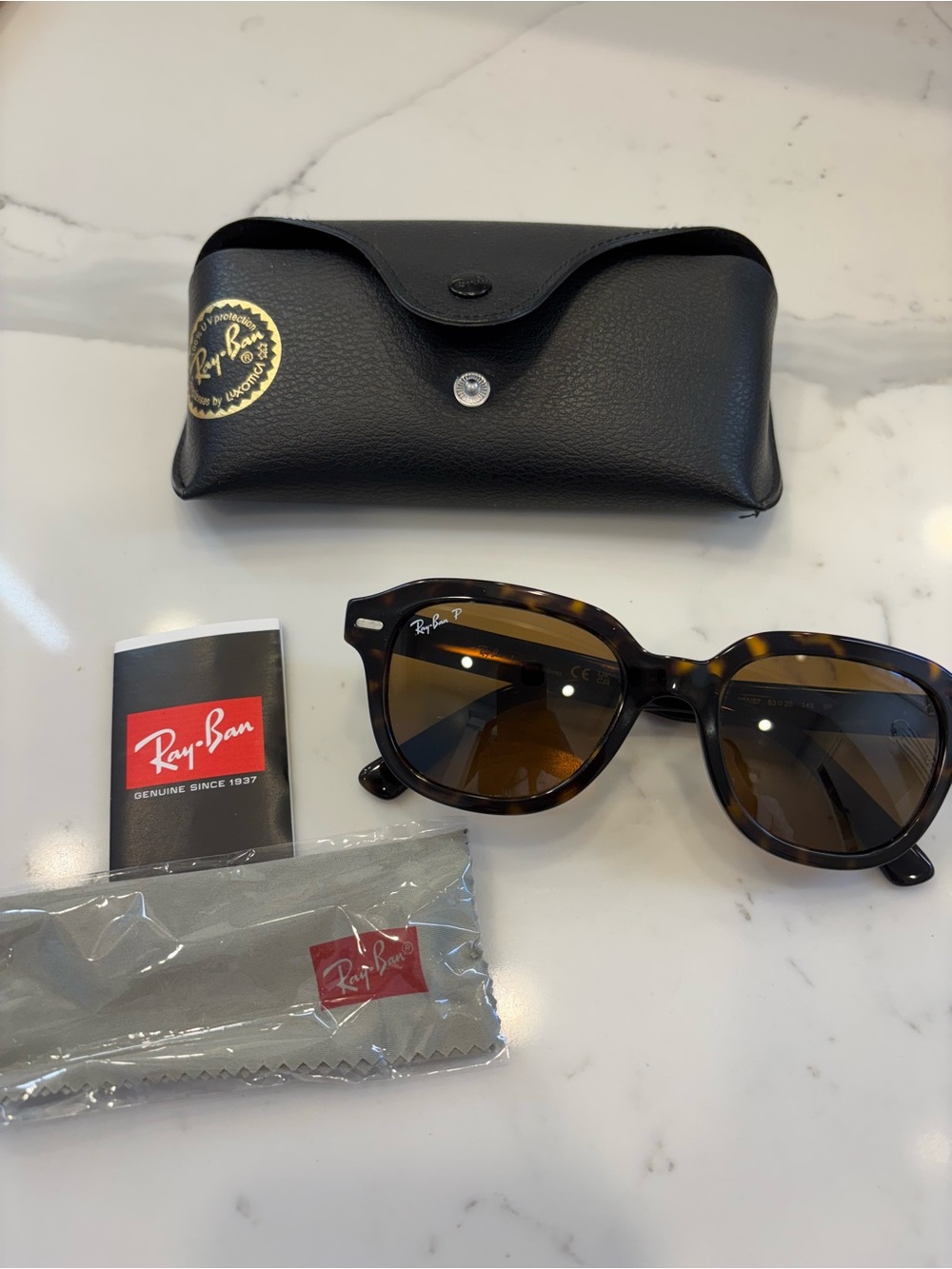 Ray-Ban Tortoiseshell Frame Brown Lens Sunglasses